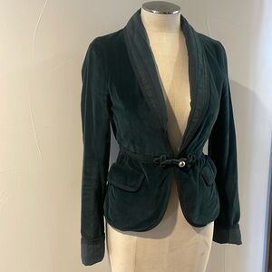 Vintage Marc By Marc Jacobs green velvet Blazer